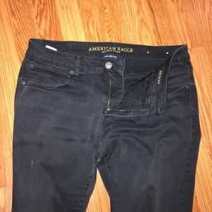 American eagle, black skinny jeans.